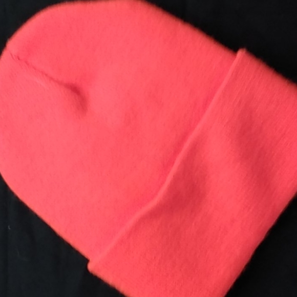 Beanie with Brim - Orange - Picture 2 of 2